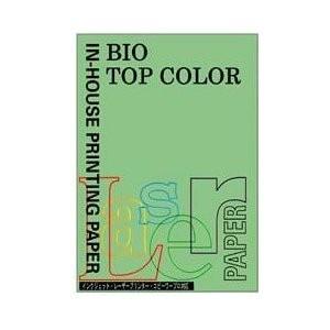 伊東屋 バイオトップカラーA4（100枚入） [32232] BT106 ミディアムグリーン [34...
