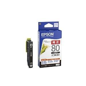 エプソン インクカートリッジ  [25710] ICBK80 [358-193932]