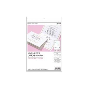エーワン パソコンで手作りプリントペーパー 1/2 [00310704] 51557 [364-515573]