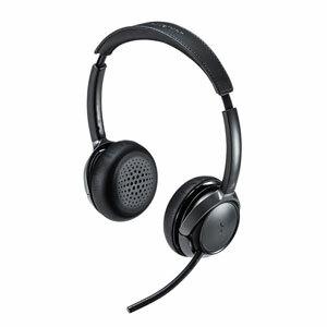 サンワサプライ 【代引不可】 Bluetoothヘッドセット（両耳タイプ・ノイズキャンセリング機能付...