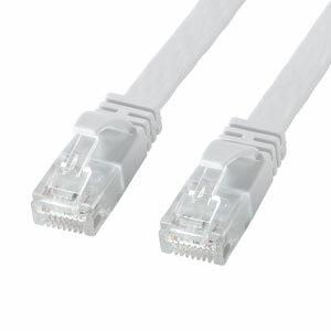 サンワサプライ 【代引不可】 カテゴリ6AフラットLANケーブル KB-FL6AL-30W [F04...