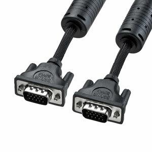 サンワサプライ ナイロンメッシュディスプレイケーブル KC-NMV50K KC-NMV50K  [4...