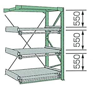 ムラテック KDS 【代引不可】 【個人宅不可】 金型収納ラック スライドラックSSR30-251 SSR30-2512-3HR [I270303]