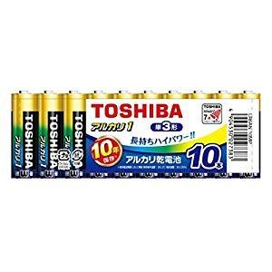 東芝 アルカリ乾電池 アルカリ1 [40705] LR6AN 10MP [509-027383]