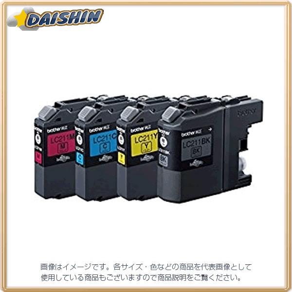 ブラザー インクカートリッジ 4色パック [00029436] LC211-4PK [568-751...