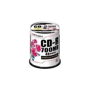三菱化学メディア CD-R PC/DATA用 [11893] SR80PP100 [604-0652...