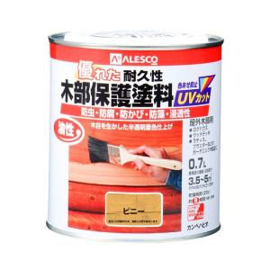 カンペハピオ ALESCO 油性木部保護塗料 ピニー 0.7L No.00237643501007 [A190601]