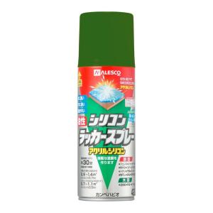 カンペハピオ ALESCO 油性シリコンラッカースプレー グリーンメタリック 420ML No.00587644372420