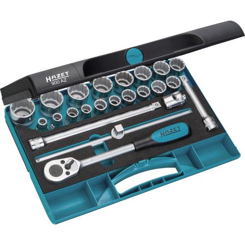 HAZET ハゼット HAZET インチサイズソケットレンチセット（差込角12.7mm） ケース入り...