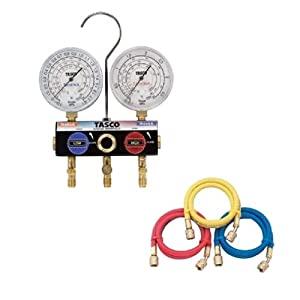 イチネンTASCO タスコ R448A・R449A・R404Aハイブリッドゲージマニホールドキット ...
