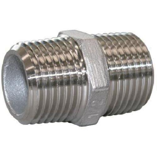 タブチ TBC ステンレス 六角ニップル 1/2 15 SUS-6N [831-443459]