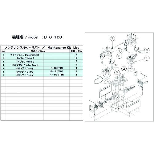 アルバック機工 ULVAC DTC-120用メンテナンスキット DTC-120 MAINTENANC...