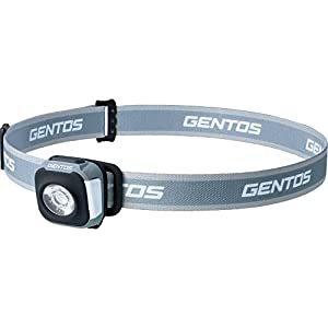 ジェントス GENTOS 充電式LEDコンパクトヘッドライト260ウインターグレー CP-260RW...