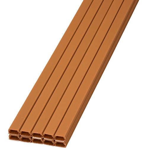 オーム電機  【別途送料】【個人宅不可】 OHM テープ付ABSモール2号1M ブラウン 10 DZ...