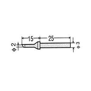 太洋電機産業 グット goot 替こて先 2C型 CS-20/30RT-2C [A011621]｜daishinshop