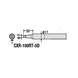 太洋電機産業 グット goot 替こて先 封紙 CXR-100RT-5D [A011604]｜daishinshop