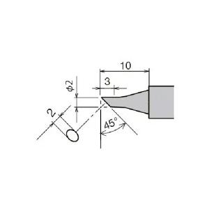 太洋電機産業 グット goot 替こて先 PX-280用 PX-28RT-S2CF [94-5662...
