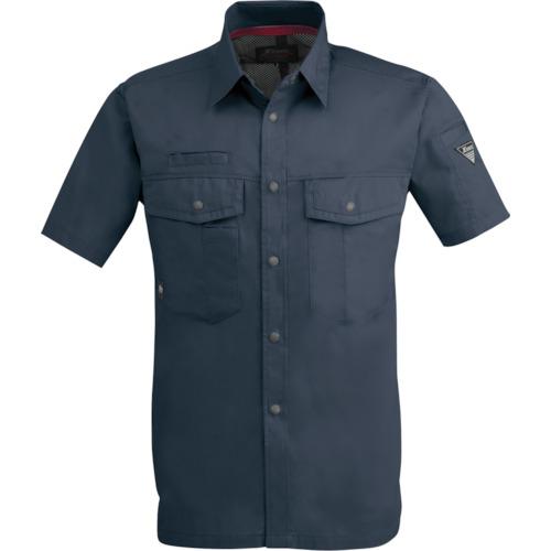 ジーベック XEBEC 半袖シャツ1272-25-S チャコールグレー 1272-25-S [976...