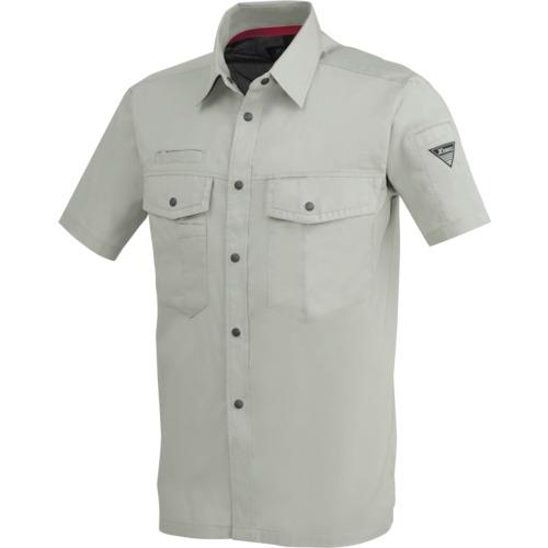 ジーベック XEBEC 半袖シャツ1272-61-L モスグリーン 1272-61-L [976-1...