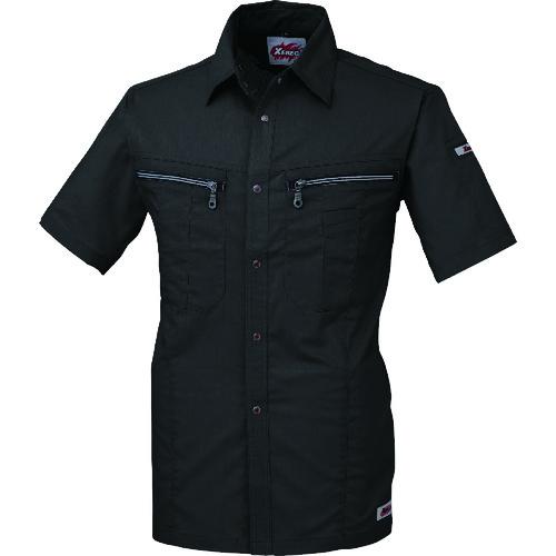 ジーベック XEBEC 半袖シャツ8892-90-3L クロ 8892-90-3L [976-323...