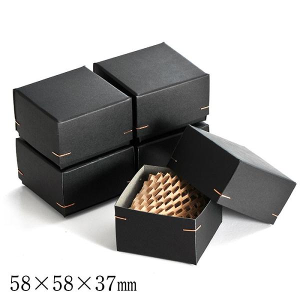 ギフトボックス SS 角留め箱 深口 緩衝材付 58×58×37mm 1個 2色