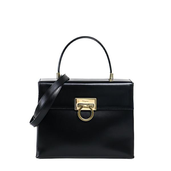 Salvatore Ferragamo サルヴァトーレ フェラガモ ガンチーニ トップハンドル ハン...