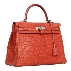 HERMES ケリー 35 ハンドバッグ 内縫...の詳細画像3