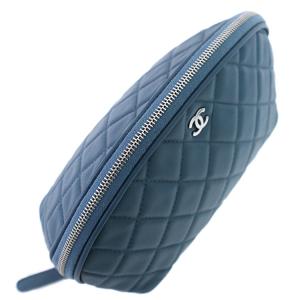 【中古】シャネル マトラッセ コスメポーチ ラ...の詳細画像3