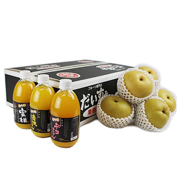 詰め合わせ（幸水梨+おまかせジュース3本）