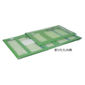 自立ゴミ枠 折りたたみ式 緑 650Lの詳細画像2