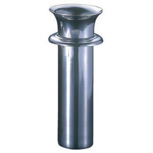 ステンレス花立　φ58ツバ付(特大）