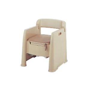 背付ポータブルトイレ楽立AD