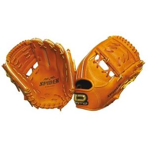 硬式二塁手・遊撃手用グラブ SPIDER 網ウェブ タン 右投用 : ダイト