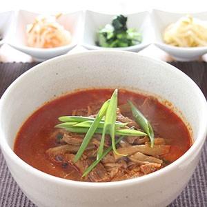 博多 ユッケジャン ３個セット ／ 和牛と野菜たっぷり 旨み辛さが絶妙スープ 湯煎