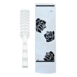 ヘアブラシ　袋入り ２５０本入 ヘアブラシ オレンジ ローゼス柄袋入り 100本 : DAITO ONLINE SHOP