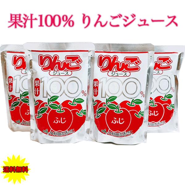 1000円ポッキリ 無添加 りんごジュース リンゴジュース 送料無料 果汁100％ 無添加 JA秋田...