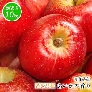 りんご 訳あり 訳りんご 10kg あいかのかおり 青森県産 あいかの香り 約10kg 傷あり 希少品種 リンゴ 林檎 爆買