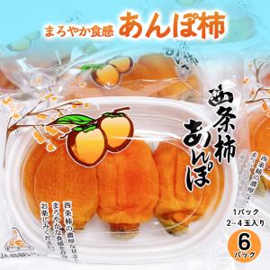 柿 かき あんぽ柿 干し柿 ほしがき 送料無料 鳥取県産 西条あんぽ柿 6パックセット JAいなば 西条あんぽ柿 1パック180g（2-4個）