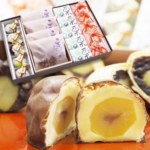 和菓子 ギフト 栗づくしD 栗大納言5個栗どらやき4個栗最中5個珠の栗5個 お供え 法事 志 お歳暮...