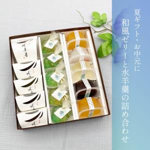 和菓子 水羊羹5個雫5個氷面鏡5個 お中元 お...の詳細画像4