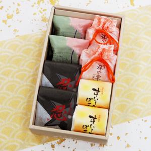 和菓子 ギフト 忍2個七転八起2個珠の栗2個みなくち2個 お供え 法事 お