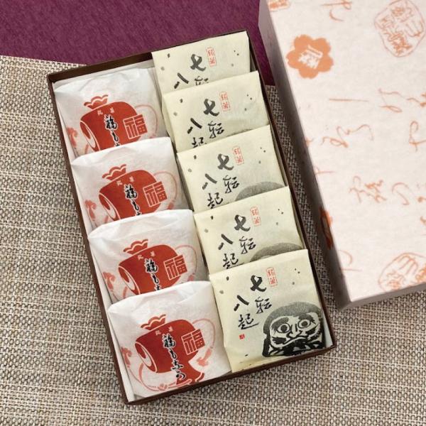 和菓子 福もなか4個七転八起5個 お供え 法事 志 お供え物 ギフト お取り寄せ 土産 誕生日 プレ...
