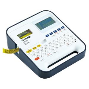 KING JIM SR150 テプラ　本体　テープ付き　極美品 テプラPRO SR150 オフホワイト 4行印刷可能
