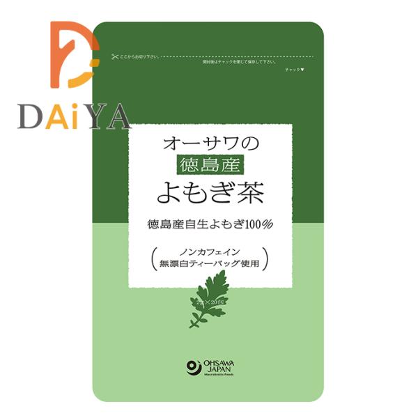 オーサワの徳島産よもぎ茶 40g(2g×20包)