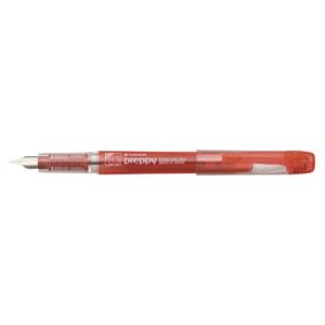 万年筆 ペン習字に最適なデスクペン レッド 収納に便利なサイズ EF