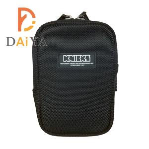 KNICKS 蓋付き総ヌメ革チェーンタイプ小物腰袋とハンマーホルダー黒×黒 ЗЗ KNICKS 蓋付き総ヌメ革チェーンタイプ小物腰袋 KNS-201DSDXF