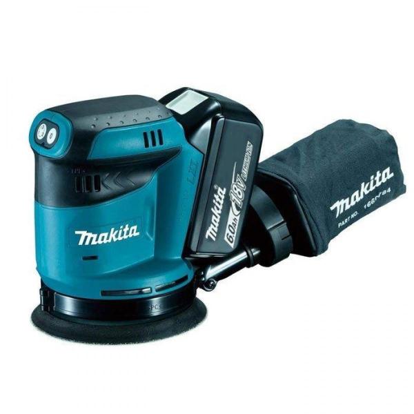 マキタ Makita 充電式 ランダムオービットサンダ BO180DRG バッテリ・充電器付 小型 ...