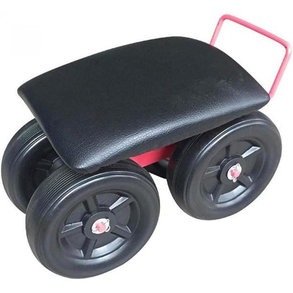 マツモト 腰掛作業車 クッション付き TC-4507SP 1台 座り 作業 取っ手付き 耐荷重約80...