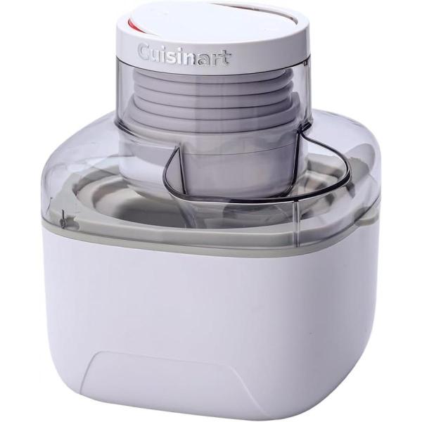 【在庫有・即納】クイジナート アイスクリームメーカー 手作りアイス コンパクト 専用レシピ付き ホワ...