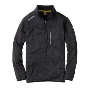 コーコス G9178 ブラック M 光吸収発熱ハーフジップ 長袖 : XPRICE